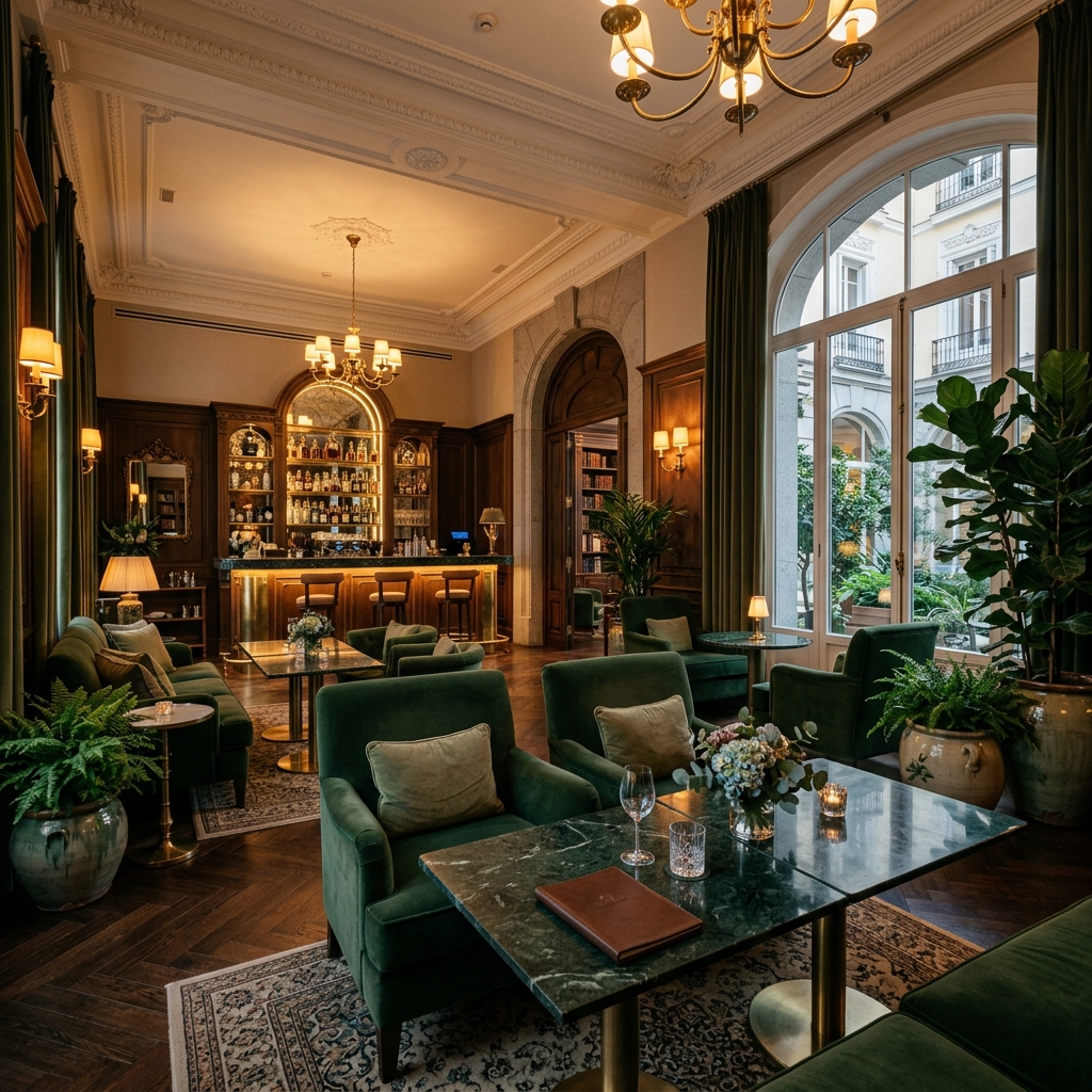 Luxury Private Club Interior